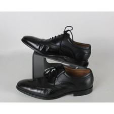 Mens Barker Flex Black Leather