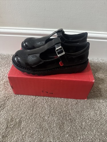 Kickers patent leather kick - patent,