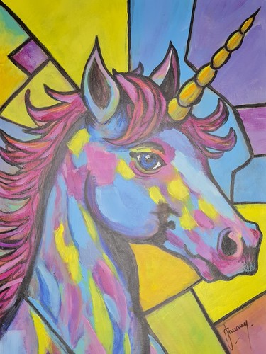 Original acrylic painting - acrylic,