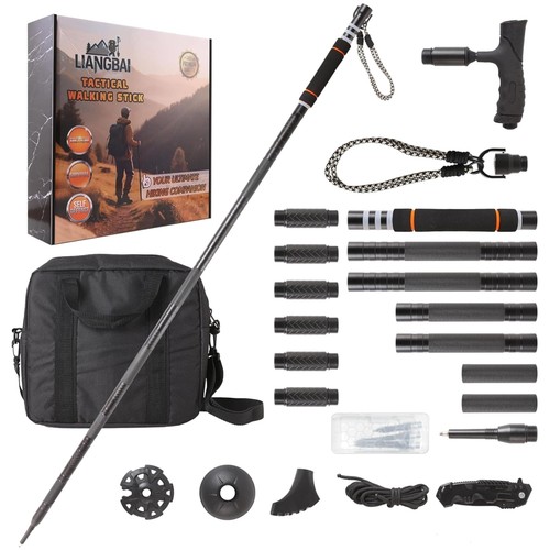 Survival hiking staff - survival,