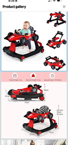 Red black racing - black, baby