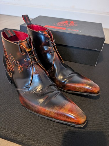 Jeffery west leather boots - west,