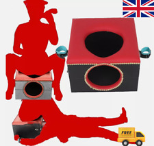Noble Facesitting Smother Box*Queening Slave Toilet*Bondage Sex furniture BDSM