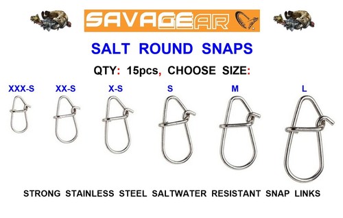 Savage gear salt round snaps - savage,