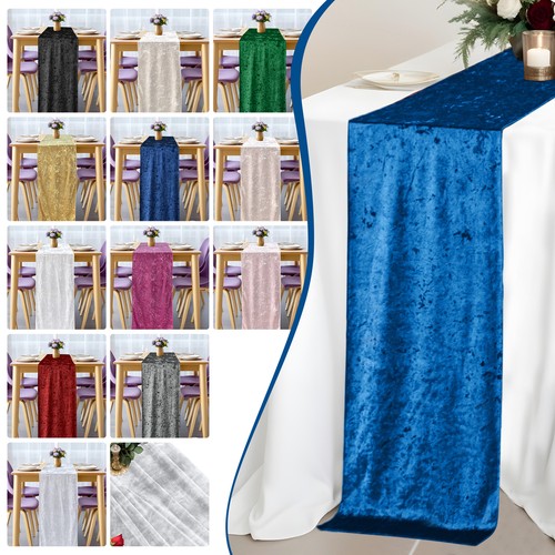 Velvet table runner banquet - table,