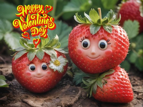 Strawberries valentine day - strawberries, valentine's