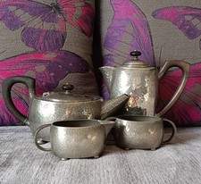4 Pieces of Tudric Pewter