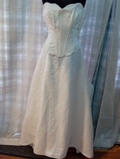 Wedding Dress size 14 ivory satin Romantica, check measurements Z