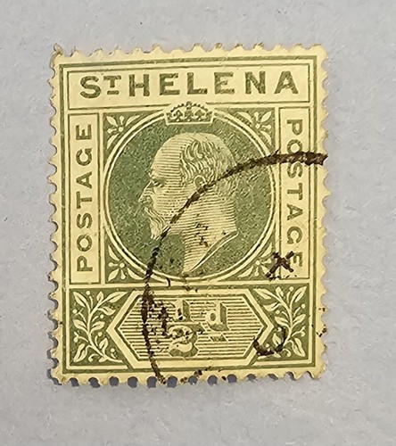 Helena 1902 halfpenny stamp - st,