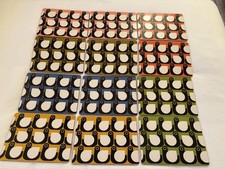 Orla Kiely Hen Design Cork Backed Placemats (2 Sets X6)