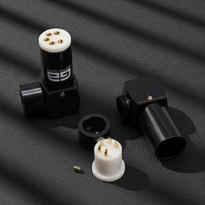 Right Angled 90 degree Tonearm Din Connector For SME, Linn, Jelco Etc.