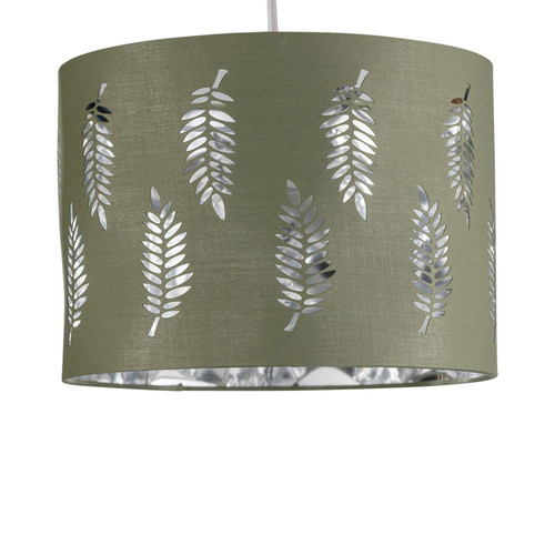 Modern sage green fern 30cm - green,