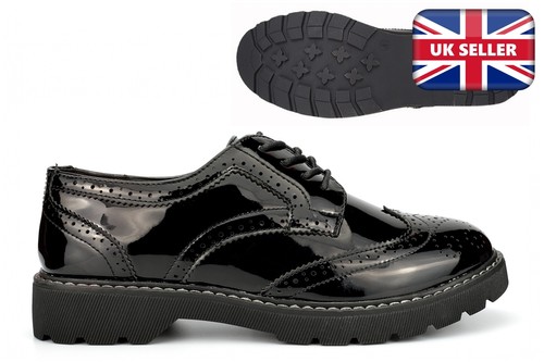 Girls school shoes brogue - school,