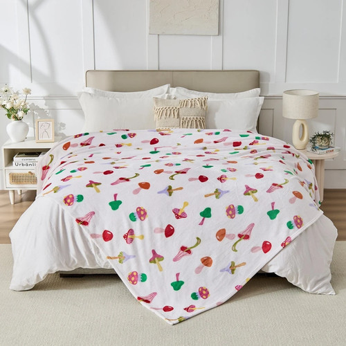 Flannel fleece throw - fleece, blanket