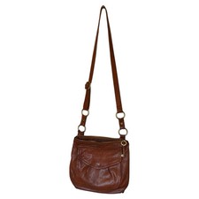 Vintage Fossil Maddox Cognac