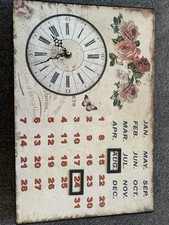 Magnetic Calendar Wall Clock