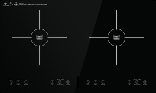 New induction ceramic hob 4 - new,