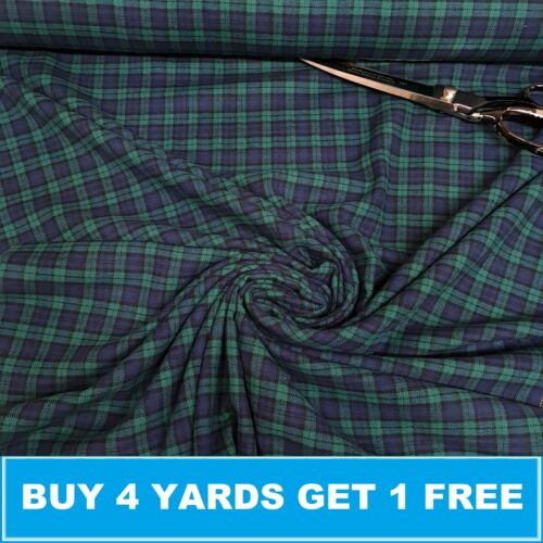 Premium brushed tartan woven - brushed,