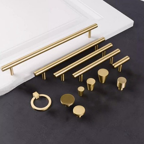 Brass cabinet drawer knobs - brass,