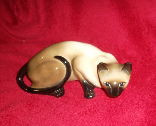 Vintage siamese cat ornament - vintage,