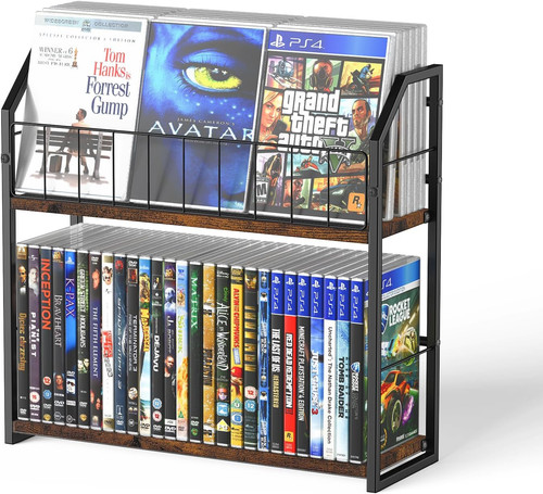 Tier dvd storage - 2-tier,