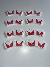 Scalextric Vintage 80s Classic Track Red & White Borders T42 Inner Curves x 8