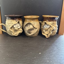 Vintage 2 Pretty Ugly  Pottery