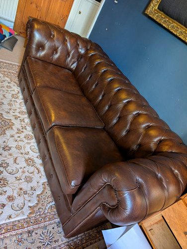 Genuine leather seater - leather, 3