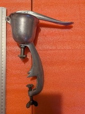 VINTAGE BEL CREAM MAKER aluminum table