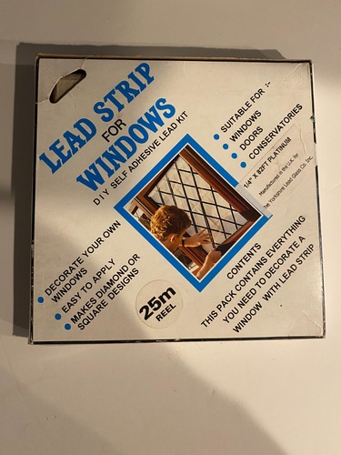 Self adhesive lead strip - self,