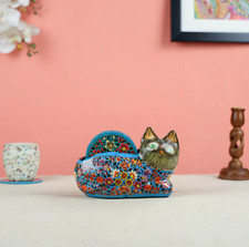 Handmade Paper Mache Cat 6