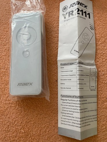 Raex yr2111 single channel - yr2111,