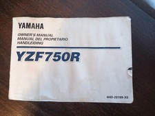 Yamaha YZF 750R Owners Manual YZF750R