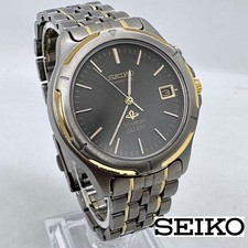Seiko 5M42-0A20 Titanium mens