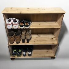 Shoe Cabinet Wooden Shoe Cabinet Shoe Storage Shelf Solid Wood Pine vidaXL