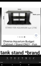 2 fish tanks and brand new stand!!!! Black stand  