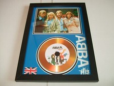 ABBA   SIGNED  FRAMED  DISPLAY