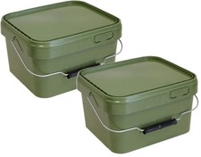 2 x 5L Bait Bucket Square for