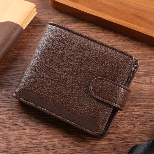 Mens leather wallet rfid - leather,