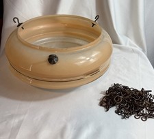 Vintage Art Deco Ceiling Light Shade Fly Catcher Plafonnier Glass