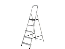 Werner 5 Tread Platform Step Ladder Aluminium EN131 Certified Lightweight