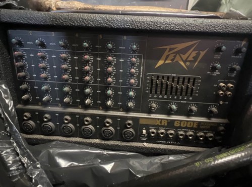 Peavey xr600e input mixer - 6-input,