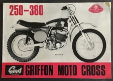 GREEVES GRIFFON MOTO CROSS 250-380 Motorcycle Sales Brochure 1971