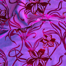 LUXURY Taffeta Velvet Flocked