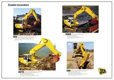 Vintage JCB 805 806B 807B 808