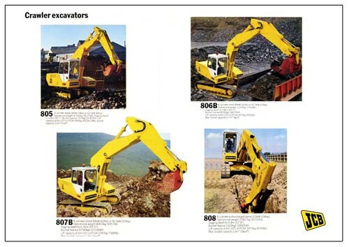 Vintage jcb 805 - vintage, 808