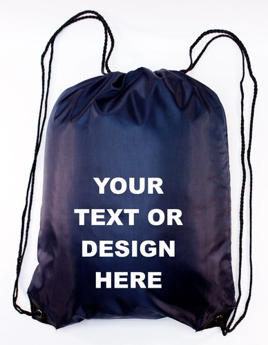 Personalised navy drawstring - personalised,