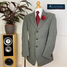 Men’s English Tweed SHOOTING Action Back Alpendale Norfolk HACKING Jacket (40L)