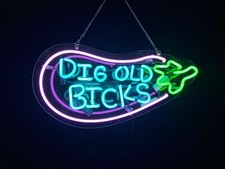 New Dig Old Bicks Acrylic Neon