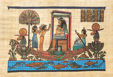 Egyptian Papyrus Art -